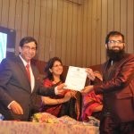 Academic award function with hands of Chief guest