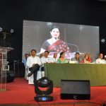 Chief guest Dr Rashmi Hegde speaking