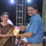 Dean Madam Felicitating Education Officer Dr N.S.Patil Sir