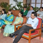 Dean and faculty witnessing Antakshari function