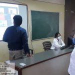 Dean interacting with students-1 Teleconferencing
