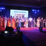 Fashion show by faculty on team spirit during annual gathering 2020
