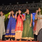 Girls in singing competition during annual gathering 2020