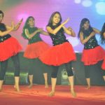 Group dance students