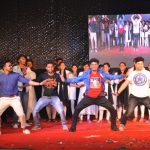 Group dance students