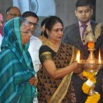 Inaugration of Annual gathering by Chief guest Dr Rajat sharma, Managment body and Dean