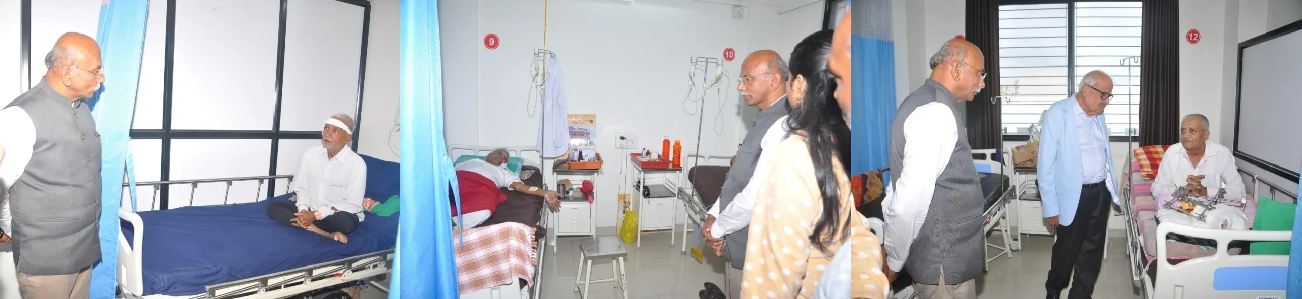 मान्यवरांकडून रुग्णांचा अभिप्राय