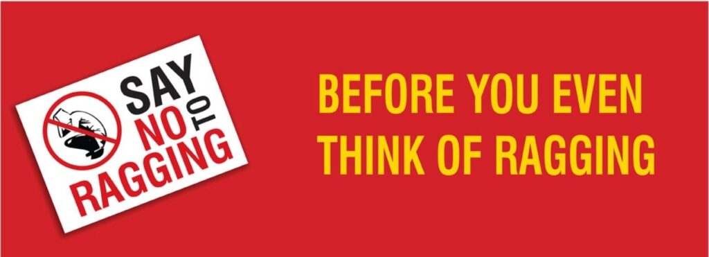 Anti-ragging banner